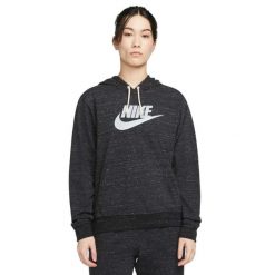 Bluza z kapturem Damska Nike Sportswear Gym Vintage Czarny. Białe bluzy damskie Nike, bez wzorów, z kapturem. W wyprzedaży za 227.90 zł.