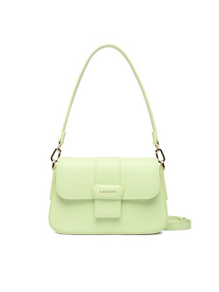 Lacoste Torebka Casual NF5152AU Zielony. Zielone torebki klasyczne damskie Lacoste, ze skóry, bez dodatków. Za 599.99 zł.