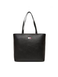 Tommy Jeans Torebka Tjw Must Tote AW0AW17549 Czarny. Czarne torebki klasyczne damskie Tommy Jeans, z jeansu, bez dodatków. Za 289.99 zł.