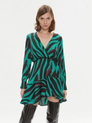 PINKO Sukienka koktajlowa Akihiro 102046 A1B7 Turkusowy Regular Fit. Niebieskie sukienki damskie Pinko, bez wzorów, z wiskozy, wizytowe, bez ramiączek. Za 1,449.00 zł.