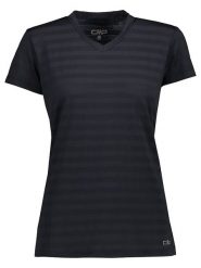 CMP Koszulka sportowa w kolorze czarnym rozmiar: 38. Czarne koszulki sportowe damskie CMP, bez wzorów, z materiału, bez ramiączek, outdoorowe. Za 75.16 zł.