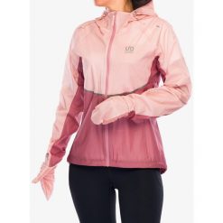 Kurtka przeciwdeszczowa damska Ultimate Direction Ultra Jacket. Czerwone kurtki damskie Ultimate Direction, bez wzorów, bez kaptura. Za 797.99 zł.