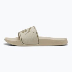 Klapki PUMA Leadcat 2.0. Brązowe klapki damskie Puma, bez wzorów, bez obcasa, bez zapięcia. Za 109.99 zł.