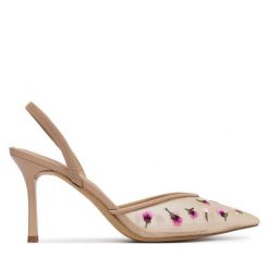 Szpilki Aldo. Brązowe szpilki damskie ALDO, bez wzorów, bez obcasa, na szpilce, bez zapięcia. Za 459.99 zł.