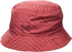 Kapelusz trekkingowy damski Buff Travel Bucket UPF 50+. Żółte kapelusze damskie Buff, bez wzorów, z materiału, klasyczne. Za 109.99 zł.