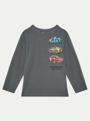 NAME IT Bluzka 13238369 Szary Regular Fit. Szare t-shirty i koszulki chłopięce Name it, bez wzorów, z bawełny, bez kołnierzyka, bez ramiączek. Za 59.99 zł.