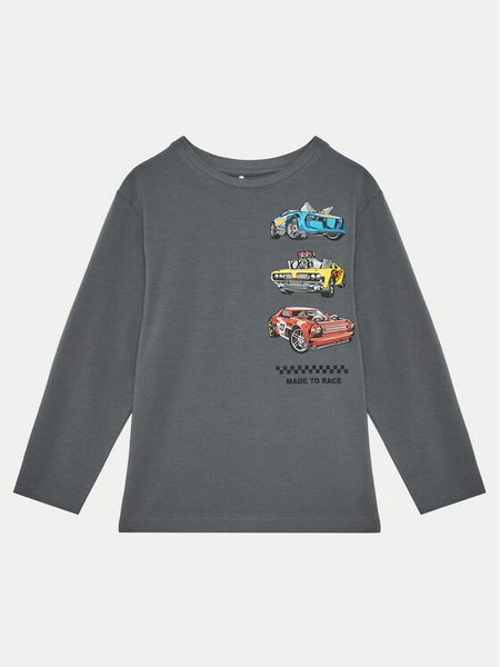 NAME IT Bluzka 13238369 Szary Regular Fit. Szare t-shirty i koszulki chłopięce Name it, bez wzorów, z bawełny, bez kołnierzyka, bez ramiączek. Za 49.99 zł.