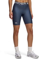 Under Armour Szorty sportowe w kolorze granatowym rozmiar: S. Niebieskie spodenki sportowe damskie Under Armour, s, bez wzorów, z materiału, z podwyższonym stanem, outdoorowe. Za 100.99 zł.