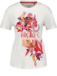 Gerry Weber Koszulka w kolorze białym rozmiar: 36. Białe bluzki damskie Gerry Weber, bez wzorów, z bawełny, bez kołnierzyka, bez ramiączek. Za 105.38 zł.