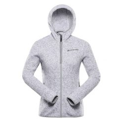 Bluza damska polarowa z kapturem Alpine Pro Zega 2. Szare bluzy damskie Alpine Pro, bez wzorów, z polaru, z kapturem. W wyprzedaży za 209.00 zł.