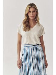 TATUUM Koszulka w kolorze białym rozmiar: XL. Białe koszulki damskie TATUUM, xl, bez wzorów, z bawełny, bez kołnierzyka, bez ramiączek. Za 87.95 zł.