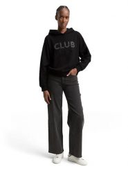Tom Tailor Bluza w kolorze czarnym rozmiar: M. Czarne bluzy damskie Tom Tailor, m, bez wzorów, z kapturem. Za 91.99 zł.