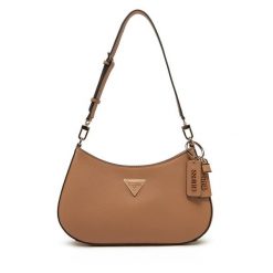 Torebka Guess. Brązowe torebki klasyczne damskie Guess, bez dodatków. Za 389.99 zł.