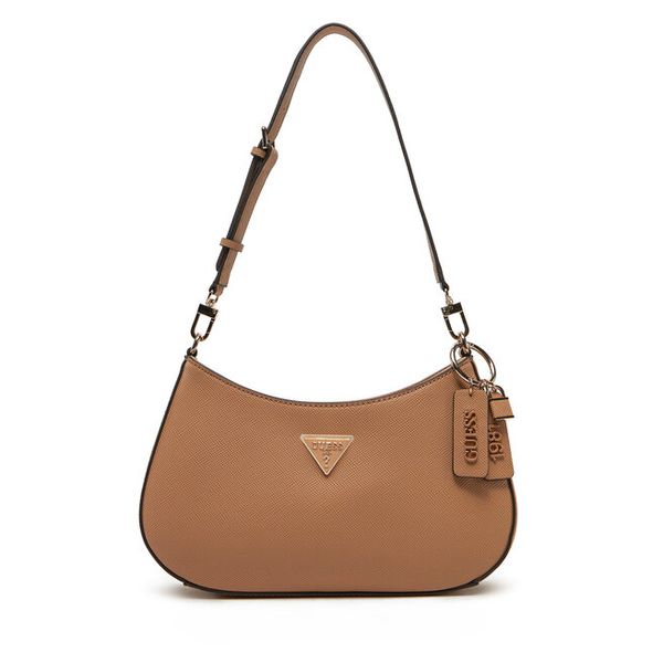 Torebka Guess. Brązowe torebki klasyczne damskie Guess, bez dodatków. Za 359.99 zł.