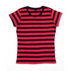 T-shirt Damski W Paski. Czarne t-shirty damskie MANTIS, bez wzorów, bez kołnierzyka. Za 65.99 zł.