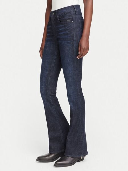 G-Star Raw Jeansy 3301 D21290-C051 Niebieski Flared Fit. Niebieskie jeansy damskie G-Star. Za 469.99 zł.
