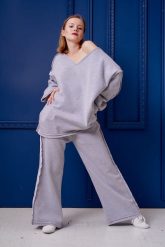 Bluza Sigma. Szare bluzy damskie Hultaj Polski, m, bez wzorów, z bawełny, bez kaptura. Za 389.00 zł.