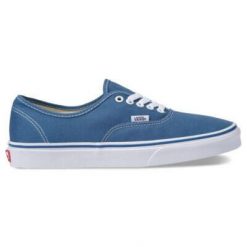 Buty sneakersy Vans Authentic granatowe. Niebieskie obuwie sportowe damskie Vans, bez zapięcia, Vans Authentic. Za 317.25 zł.