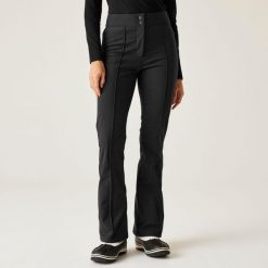 Spodnie narciarskie damskie z membraną Glide Dare 2b. Czarne spodnie sportowe damskie Dare 2b, na zimę, bez wzorów, z softshellu, narciarskie. W wyprzedaży za 449.99 zł.