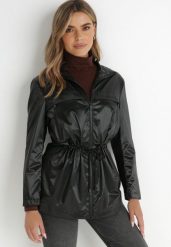 Czarna Kurtka Layna. Czarne kurtki damskie Born2be, m, bez wzorów, bez kaptura. Za 84.99 zł.