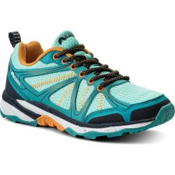 Trekkingi ELBRUS - Pinelas Turquoise/Light Turquoise/Navy/Orange. Niebieskie obuwie trekkingowe damskie ELBRUS, z materiału. W wyprzedaży za 199.00 zł.