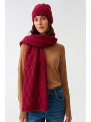TATUUM Szal w kolorze czerwonym - 170 x 42 cm rozmiar: onesize. Czerwone szaliki damskie TATUUM, bez wzorów, z wełny. Za 95.99 zł.