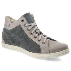 Szare Półbuty Pollonus Damskie Modne Buty. Szare półbuty damskie Pollonus, na wiosnę, bez wzorów, ze skóry, bez obcasa, bez zapięcia. Za 149.00 zł.