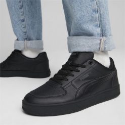 Sneakersy unisex Caven 2.0 PUMA Black Cool Dark Gray. Czarne obuwie sportowe damskie Puma, z gumy, bez zapięcia, trekkingowe. Za 269.99 zł.