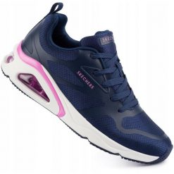 Damskie buty sportowe do biegania Skechers Tres Air Uno. Niebieskie obuwie sportowe damskie Skechers, do biegania. Za 279.00 zł.