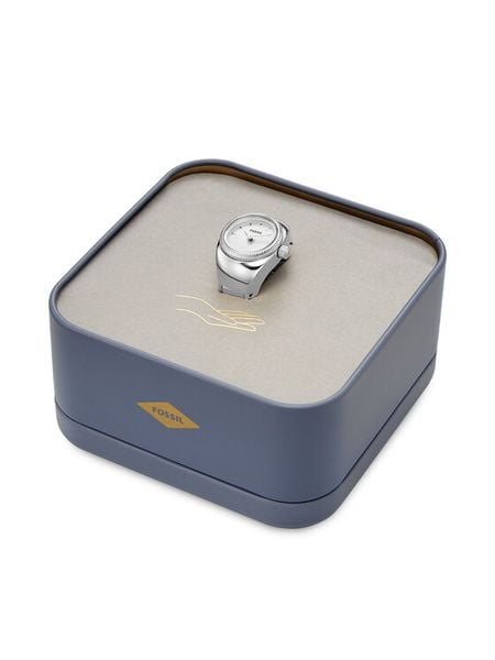 Fossil Zegarek Ring Watch ES5245 Srebrny. Szare, analogowe zegarki damskie Fossil, srebrne. Za 419.99 zł.