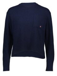 Napapijri Sweter w kolorze granatowym rozmiar: XL. Niebieskie swetry klasyczne damskie Napapijri, xl, bez kołnierzyka. Za 263.53 zł.