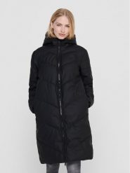 JDY Płaszcz zimowy 15217556 Czarny Regular Fit. Czarne kurtki damskie JDY, na zimę, xl, bez wzorów, z syntetyku, bez kaptura. Za 279.99 zł.