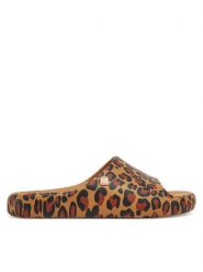 Melissa Klapki Melissa Free Print Slide Ad 33973 Brązowy. Brązowe klapki damskie Melissa, bez wzorów, z tworzywa sztucznego, bez obcasa, bez zapięcia. Za 229.99 zł.