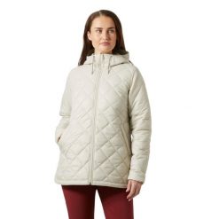 Damska kurtka turystyczna Helly Hansen Bliss Quilt. Białe kurtki damskie Helly Hansen, bez wzorów, bez kaptura. Za 848.50 zł.