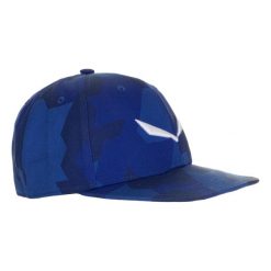 Czapka Sportowa Z Daszkiem Unisex Salewa Puez Camou Flat. Niebieskie czapki z daszkiem damskie Salewa, bez wzorów. Za 135.99 zł.