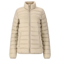 Damska kurtka puchowa Whistler Arubi. Brązowe kurtki damskie WHISTLER, bez wzorów, z puchu, bez kaptura. Za 265.50 zł.