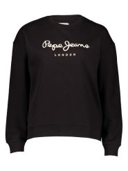 Pepe Jeans Bluza w kolorze czarnym rozmiar: XL. Czarne bluzy damskie Pepe Jeans, xl, bez wzorów, z bawełny, bez kaptura. Za 118.56 zł.