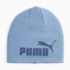 Czapka Zimowa Puma ESS Cuffless Beanie. Niebieskie czapki damskie Puma, na zimę, bez wzorów, z dzianiny. Za 79.20 zł.