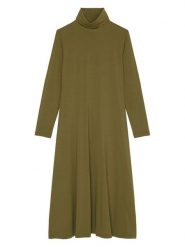 Marc O´Polo Sukienka w kolorze khaki rozmiar: M. Brązowe sukienki damskie bez wzorów, z dżerseju, bez ramiączek. Za 221.88 zł.