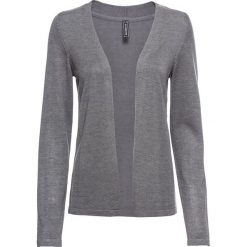 Letni kardigan bonprix szary melanż. Kardigany damskie bonprix. Za 74.99 zł.