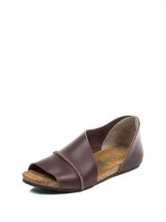 Comfortfusse Skórzane sandały w kolorze brązowym rozmiar: 40. Brązowe sandały damskie Comfortfüße, bez wzorów, z otwartym noskiem, bez obcasa, bez zapięcia. Za 260.99 zł.