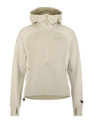 Craft SubZ Light Hood Sweater W bluza z kapturem ocieplana – Plaster. Białe bluzy damskie Craft, xl, bez wzorów, z jersey, z kapturem. Za 533.50 zł.
