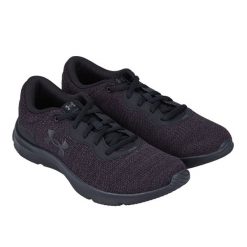 Trampki Damskie. Czarne trampki damskie Under Armour, bez wzorów, bez zapięcia. Za 289.99 zł.