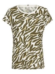 Camel Active Koszulka w kolorze khaki rozmiar: XL. Brązowe bluzki damskie Camel Active, xl, bez wzorów, bez kołnierzyka, bez ramiączek. Za 105.38 zł.