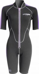 Damskie spodenki neoprenowe LIDO LADY 2 mm. Czarne kombinezony damskie CRESSI, s, bez wzorów, z neoprenu, sportowe, bez kołnierzyka, bez ramiączek. Za 306.00 zł.