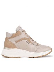 Remonte Sneakersy D6683-60 Beżowy. Brązowe obuwie sportowe damskie Remonte, ze skóry, bez zapięcia. Za 351.00 zł.