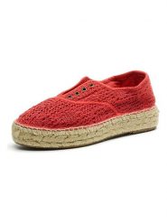 Natural world Espadryle w kolorze czerwonym rozmiar: 39. Czerwone espadryle damskie Natural World, bez wzorów, bez obcasa. Za 130.99 zł.