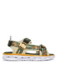 Primigi Sandały 7974022 Khaki. Brązowe sandały chłopięce Primigi, z materiału, bez zapięcia. Za 129.99 zł.