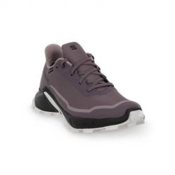 Buty do biegania damskie Salomon Alphacross 5 Gtx. Fioletowe obuwie trekkingowe damskie Salomon, z materiału, bez zapięcia. Za 599.40 zł.