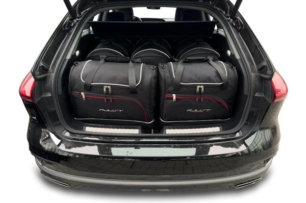 Torby Do Bagażnika Audi A5 Avant 2024+ 5Szt Kjust. Czarne torby podróżne KJUST, bez wzorów, z kauczuku. Za 1,586.00 zł.